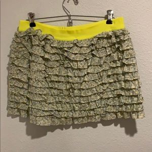 Ruffled skirt